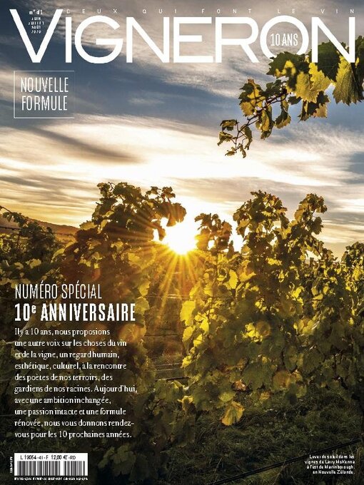 Title details for VIGNERON by Edivin - Wait list